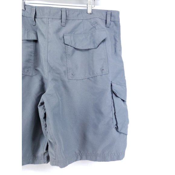Magellan Cargo Shorts Men's Size 42 Gray Water Repellant - Picture 3 of 7